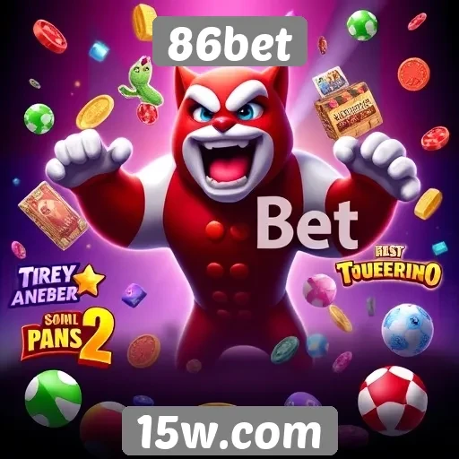 Variedade de jogos disponíveis no 86bet